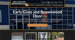 Desktop Screenshot of earlyglassnbwddoor.com